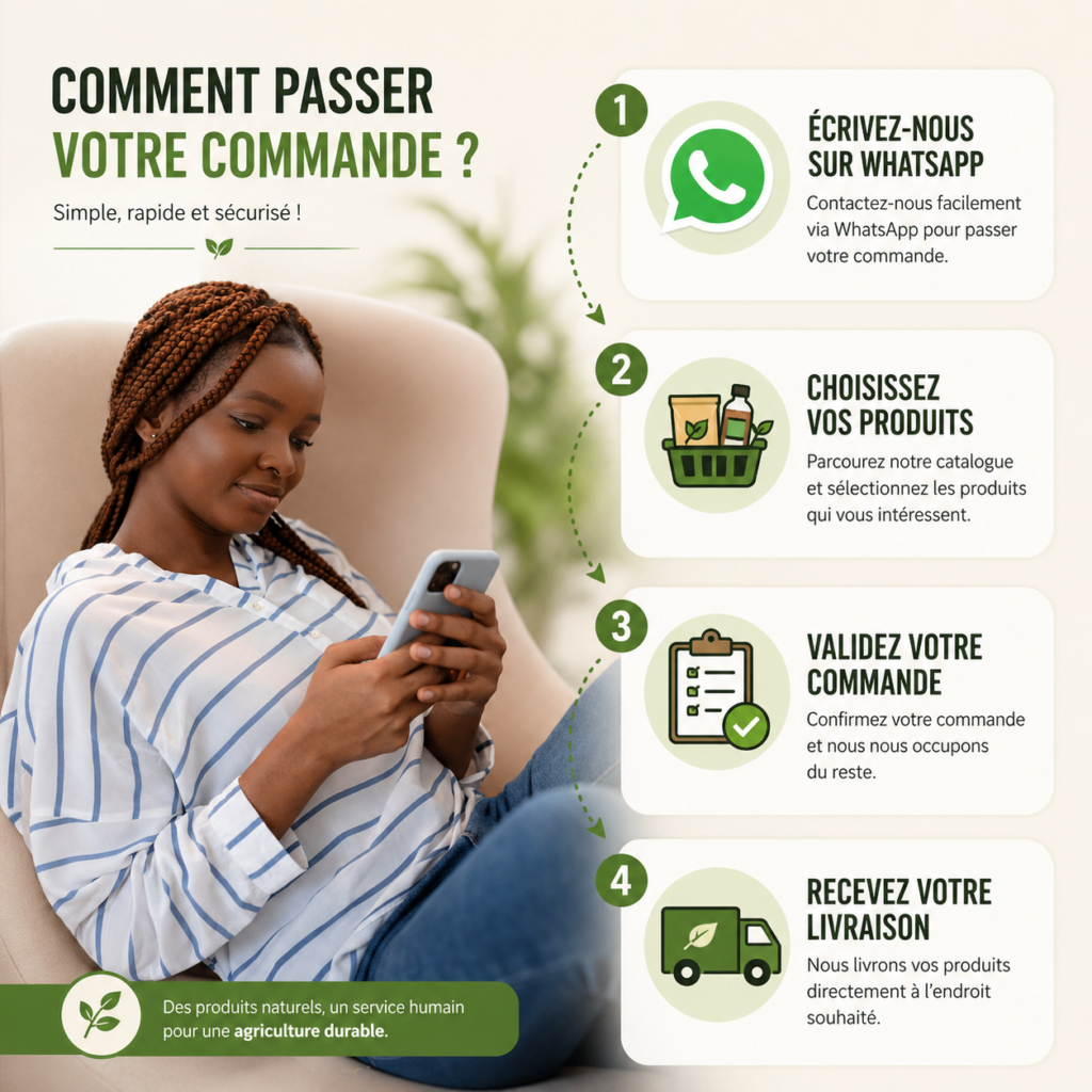 passer une commande chez nous